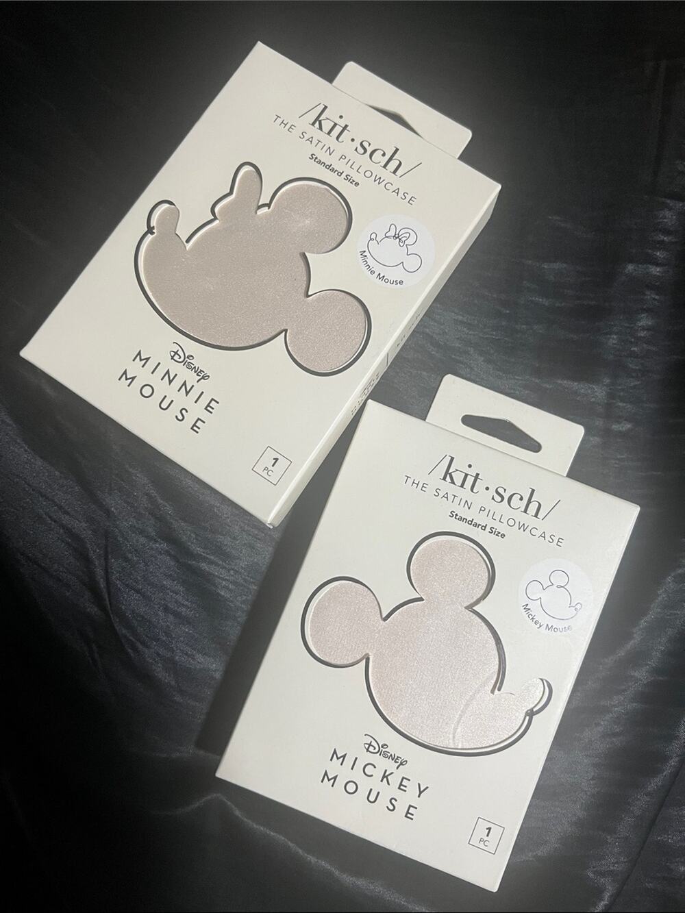 Kitsch Satin Pillowcases - Mickey & Minnie